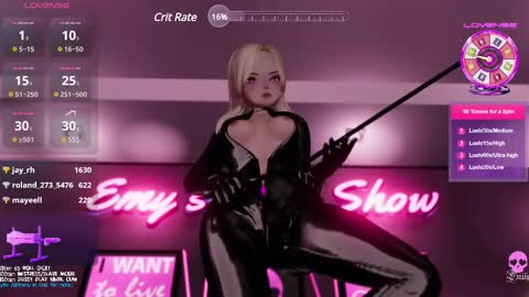 Snapshot of emyliveshow chatting on March 2025 08:24:02 AM Hentai Hostess Club online show from March 2025 08:24:02 AM