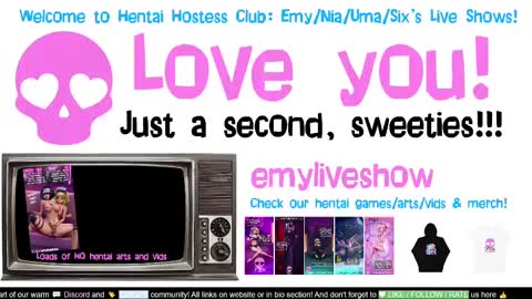 Snapshot of emyliveshow chatting on March 2025 05:24:02 AM Hentai Hostess Club online show from March 2025 05:24:02 AM