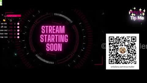 Snapshot of eva69muller chatting on February 2025 07:44:01 PM Eva next show 8pm CEST AMST online show from February 2025 07:44:01 PM