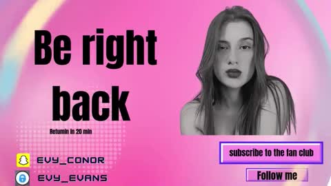 Evy conor online show from October 2025 12:01:02 PM