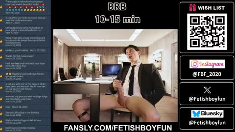 Snapshot of fetishboyfun chatting on April 2026 07:58:01 PM FetishBoyFun online show from April 2026 07:58:01 PM