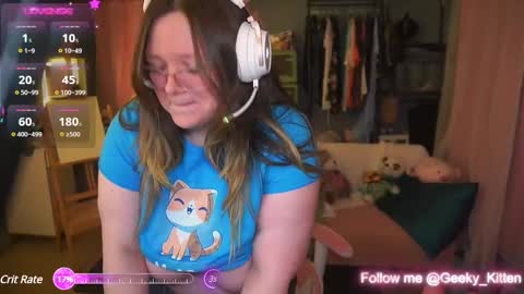 Geeky Kitten Leina -  online show from February 2025 09:05:02 AM