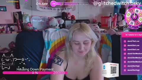 Snapshot of glitchwitch chatting on January 2025 02:41:01 PM Glitch online show from January 2025 02:41:01 PM