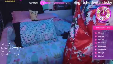 Snapshot of glitchwitch chatting on March 2025 12:58:02 AM Glitch online show from March 2025 12:58:02 AM