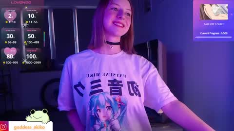 Snapshot of goddessakiko chatting on February 2025 03:31:02 PM Akiko online show from February 2025 03:31:02 PM