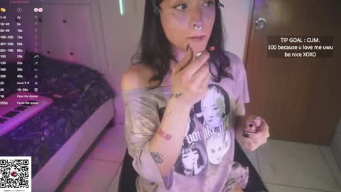 Snapshot of gothbabe2001 chatting on April 2026 09:54:02 AM Cami online show from April 2026 09:54:02 AM