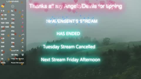 Snapshot of heavensent2hellbound chatting on November 2025 12:43:01 AM AJ online show from November 2025 12:43:01 AM
