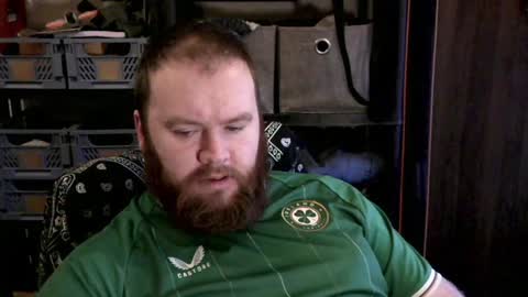 Snapshot of irishdaddy24 chatting on January 2025 08:44:02 AM twitter theirishman205 online show from January 2025 08:44:02 AM