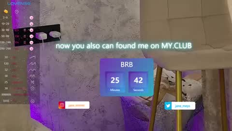 Snapshot of jane_meys chatting on January 2025 11:05:02 AM your kitty JANE roawww online show from January 2025 11:05:02 AM