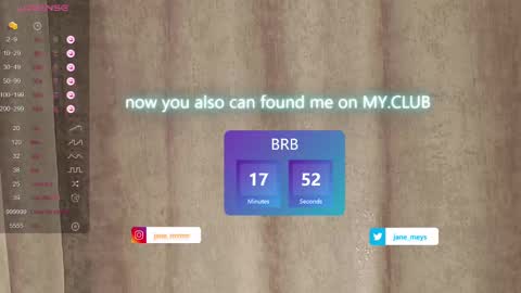 Snapshot of jane_meys chatting on February 2025 11:19:02 AM your kitty JANE roawww online show from February 2025 11:19:02 AM