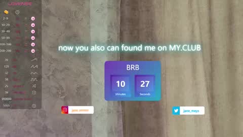 Snapshot of jane_meys chatting on March 2025 11:21:01 AM your kitty JANE roawww online show from March 2025 11:21:01 AM