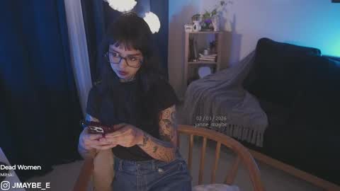 Snapshot of janne_maybe chatting on March 2026 08:37:01 PM jmaybe e online show from March 2026 08:37:01 PM