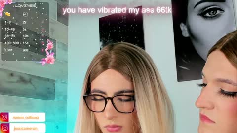 Snapshot of jessicameron chatting on December 2024 01:18:02 AM JESSI AND NAOMI online show from December 2024 01:18:02 AM