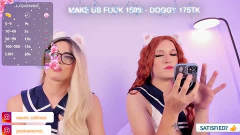 Snapshot of jessicameron chatting on March 2025 04:25:02 AM JESSI AND NAOMI online show from March 2025 04:25:02 AM