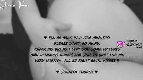  JUANITA THORNE 2 online show from November 2025 09:59:02 PM
