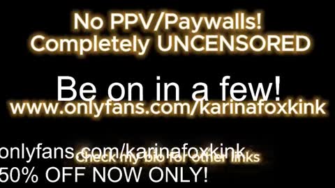 Snapshot of karinafoxkink chatting on March 2026 02:06:01 AM Karina online show from March 2026 02:06:01 AM