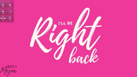 Keyla  online show from October 2025 01:00:02 PM