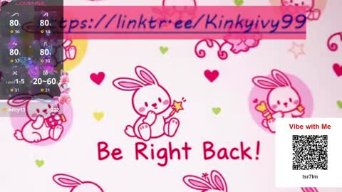 Snapshot of kinkyivy99 chatting on May 2026 03:23:02 AM kinkyivy99 online show from May 2026 03:23:02 AM