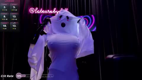 Latex Ruby online show from October 2025 09:10:01 AM