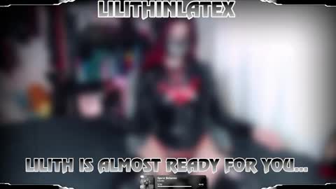 Snapshot of lilithinlatex chatting on June 2026 10:10:02 AM Slave Lilith and Master Metatron online show from June 2026 10:10:02 AM