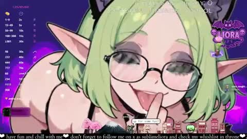 Snapshot of liorasublime chatting on June 2026 03:37:02 AM im Liora uwu online show from June 2026 03:37:02 AM