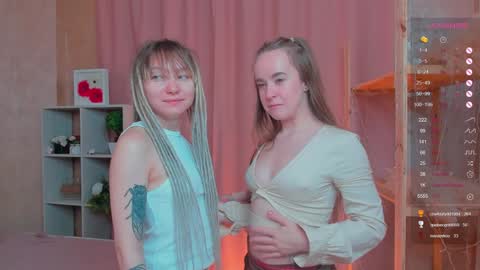 Snapshot of lisanelsona chatting on December 2024 07:21:01 AM Hello our names are Kate and Alice this is our first day here. online show from December 2024 07:21:01 AM