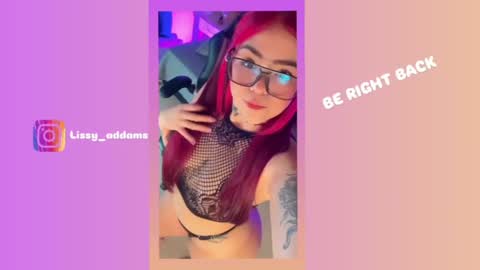 Snapshot of lissy_addams chatting on February 2025 10:09:02 PM Lissy online show from February 2025 10:09:02 PM