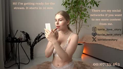 Lorrie online show from January 2025 01:01:01 PM