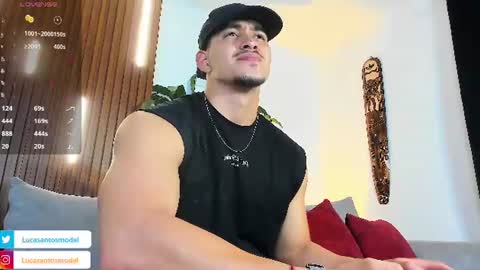 Snapshot of lucasanto_ chatting on July 2026 03:23:02 AM LUCA SANTOS online show from July 2026 03:23:02 AM