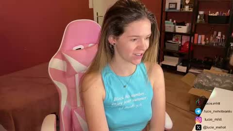 Lucie hot follow me on  online show from February 2025 09:10:02 AM