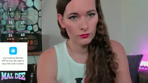 Snapshot of mal_meow chatting on February 2025 08:29:01 AM Mal Dee online show from February 2025 08:29:01 AM