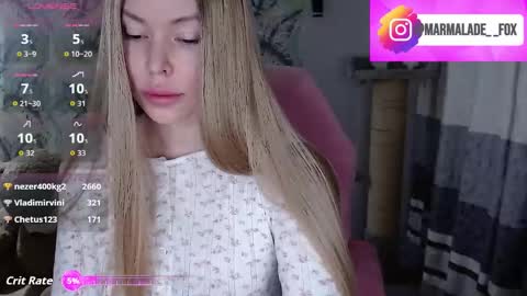 Snapshot of marmalade_fox chatting on March 2026 04:54:02 PM Marmalade Fox online show from March 2026 04:54:02 PM