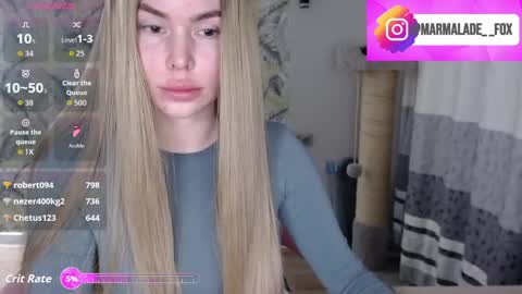 Snapshot of marmalade_fox chatting on April 2026 02:47:02 PM Marmalade Fox online show from April 2026 02:47:02 PM