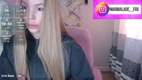 Snapshot of marmalade_fox chatting on April 2026 10:16:01 PM Marmalade Fox online show from April 2026 10:16:01 PM