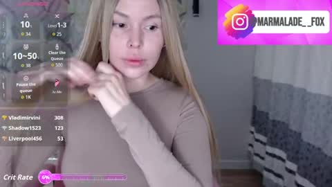 Snapshot of marmalade_fox chatting on April 2026 06:04:02 PM Marmalade Fox online show from April 2026 06:04:02 PM