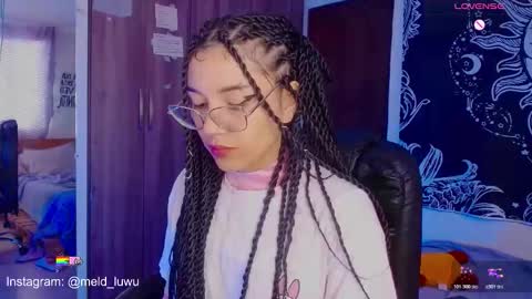 Snapshot of mel_dahlia chatting on March 2026 05:38:01 PM Melissa - - Please help me to reach 100 thumbs up online show from March 2026 05:38:01 PM