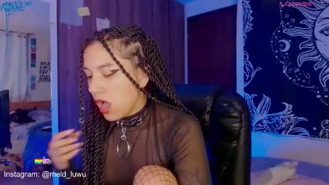 Snapshot of mel_dahlia chatting on March 2026 11:09:02 PM Melissa - - Please help me to reach 100 thumbs up online show from March 2026 11:09:02 PM