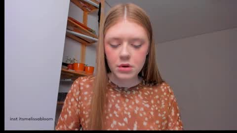 Snapshot of melissssa_bloom chatting on March 2026 01:40:02 AM Melissa online show from March 2026 01:40:02 AM