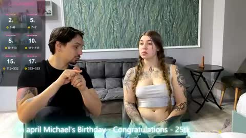 Snapshot of miley_and_michael chatting on April 2026 06:10:01 PM Miley and Michael online show from April 2026 06:10:01 PM