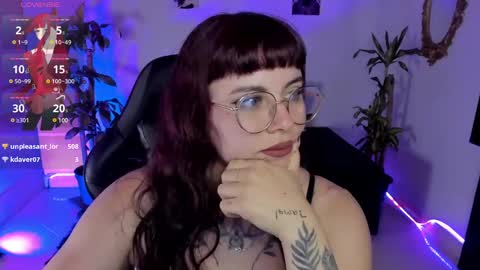 Snapshot of misscharlottte_18 chatting on March 2025 08:30:01 AM Missy Charlottte.  Hey remember to give me a thumbs up ty online show from March 2025 08:30:01 AM