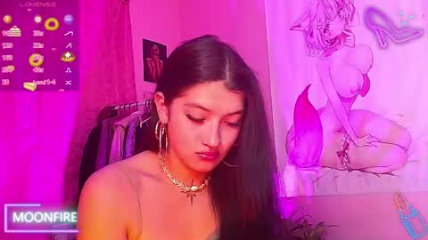 Snapshot of moonfiredance chatting on October 2025 08:12:02 AM Nicky online show from October 2025 08:12:02 AM