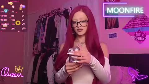 Snapshot of moonfiredance chatting on July 2026 07:04:02 AM Nicky online show from July 2026 07:04:02 AM