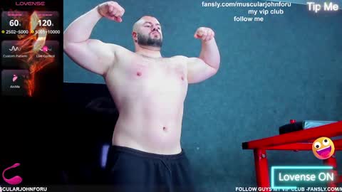 Snapshot of muscularjohnforu chatting on April 2026 07:25:02 AM click icon for peach online show from April 2026 07:25:02 AM