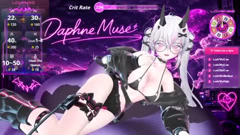 Snapshot of muse_daphne chatting on April 2026 08:25:02 PM Daphne Musa online show from April 2026 08:25:02 PM
