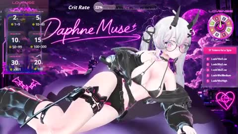 Snapshot of muse_daphne chatting on April 2026 08:46:02 PM Daphne Musa online show from April 2026 08:46:02 PM