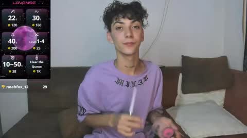 Snapshot of noahfox_12 chatting on May 2026 11:10:01 PM Noah fox online show from May 2026 11:10:01 PM