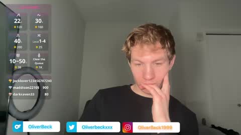 Oliver Beck online show from April 2026 08:02:01 PM