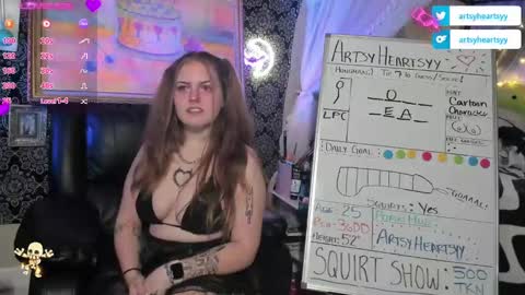 ArtsyHeartsyy online show from December 2024 02:02:02 AM