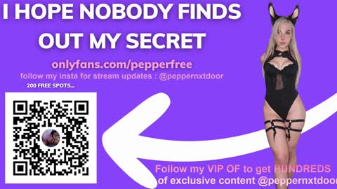 Snapshot of pepperxminthe chatting on January 2025 07:05:01 AM pepperxminthe online show from January 2025 07:05:01 AM