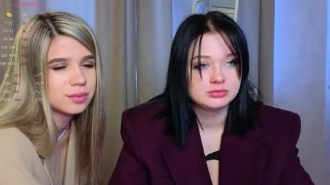 Lora black  and Lili blonde welcome you here online show from March 2025 08:35:01 AM